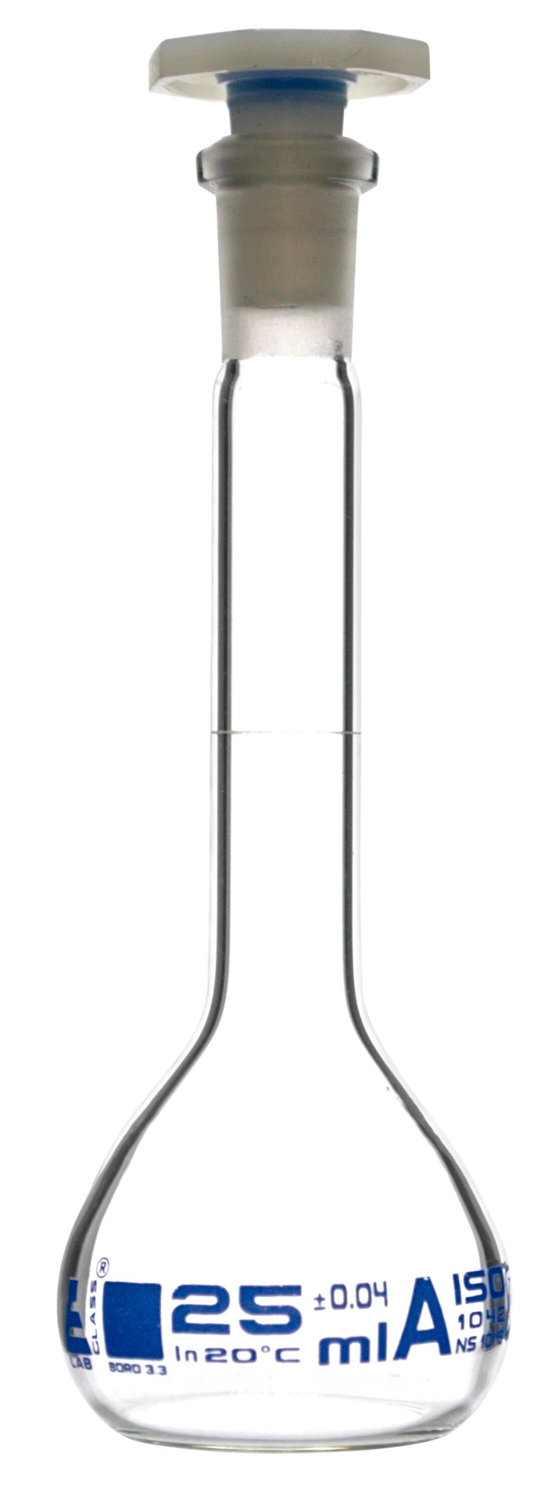 FLASK VOLUMETRIC GLASS CLASS A 25ML