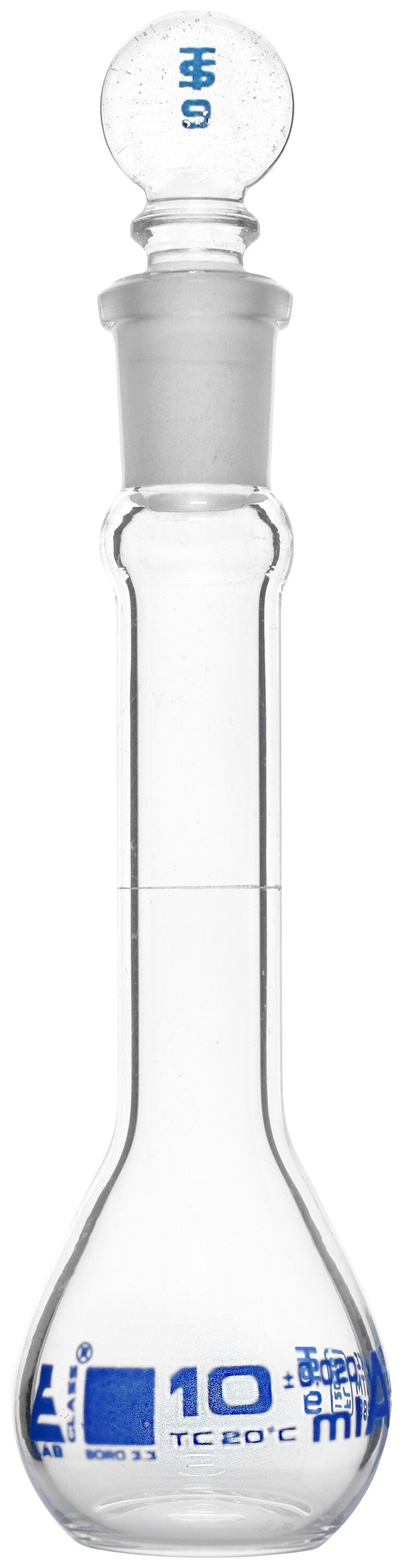 FLASK VOLUMETRIC ASTM 10MLBLUE GRAD