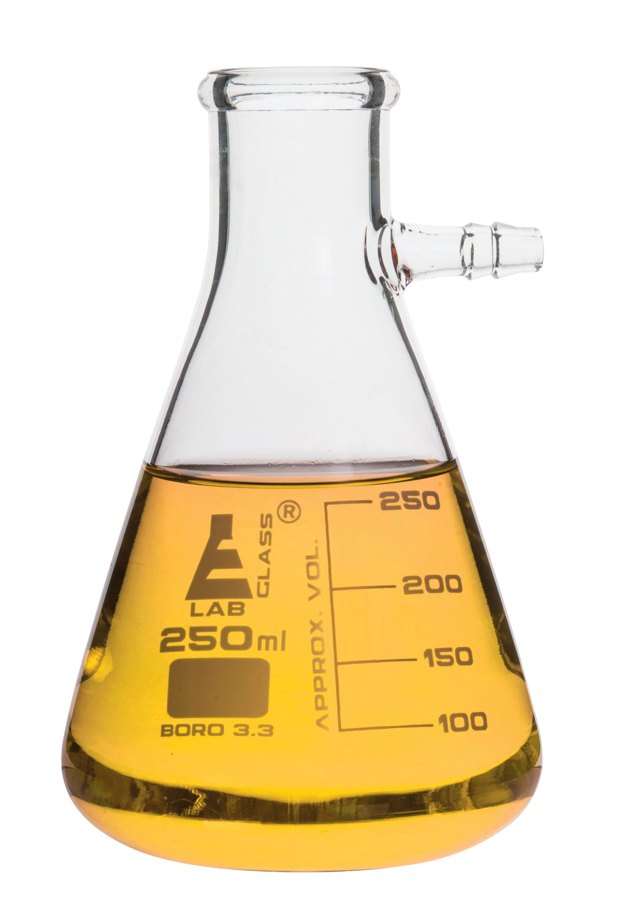 FLASK FILTERING GLASS W/ ARM 250ML