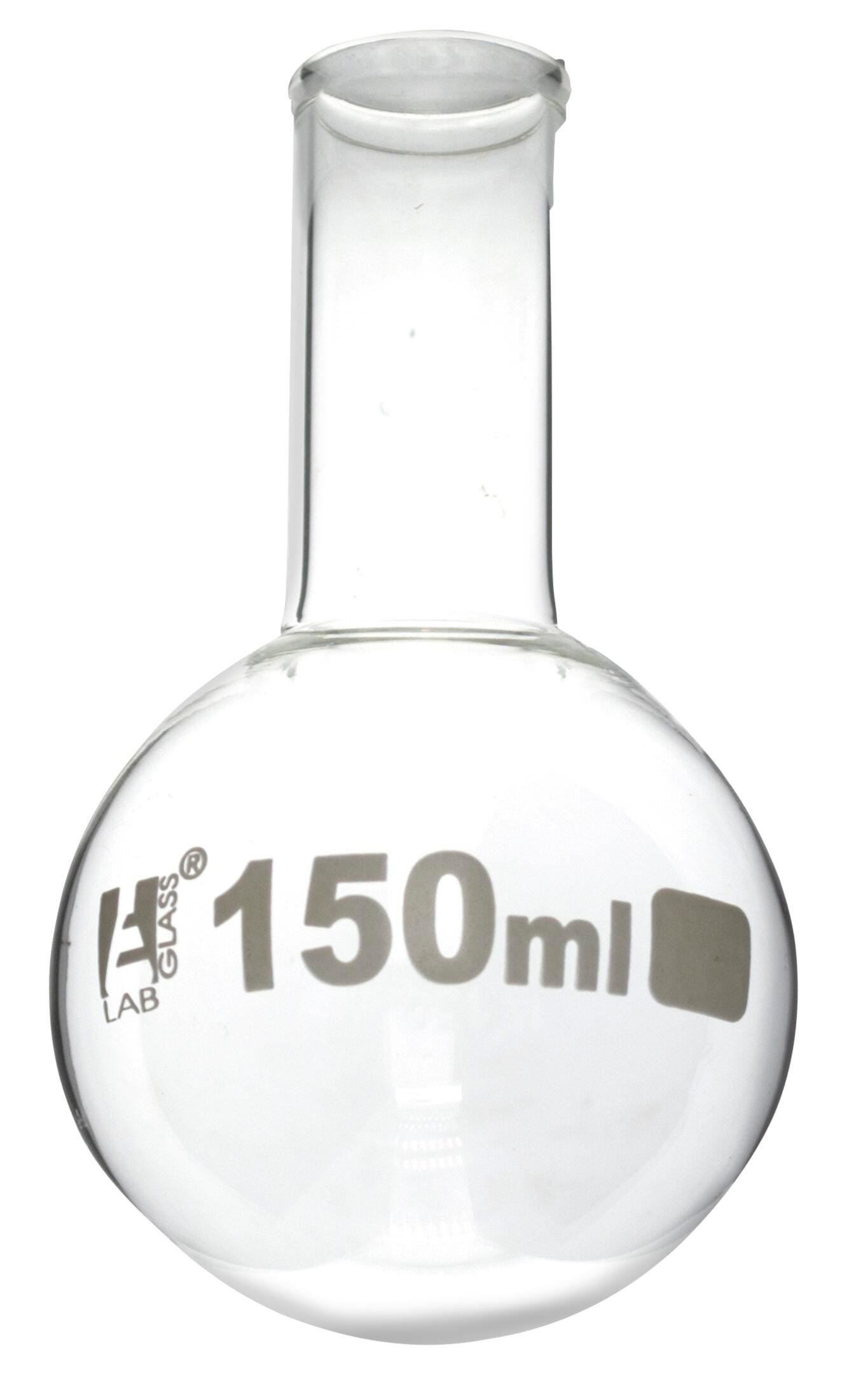 FLASK BOILING GLASS NARROW NECK 150ML