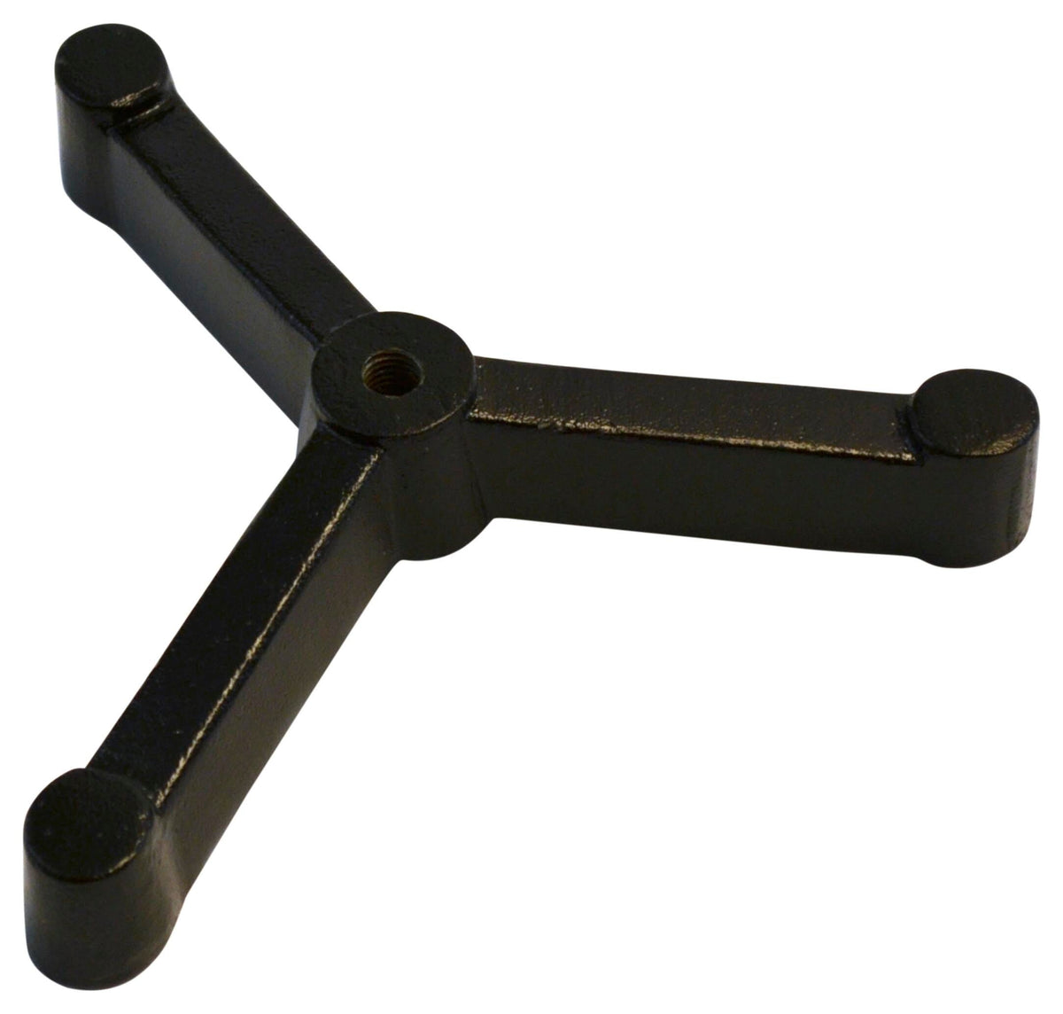 BASE CAST IRON TRIANGULAR 100MM RADIUS