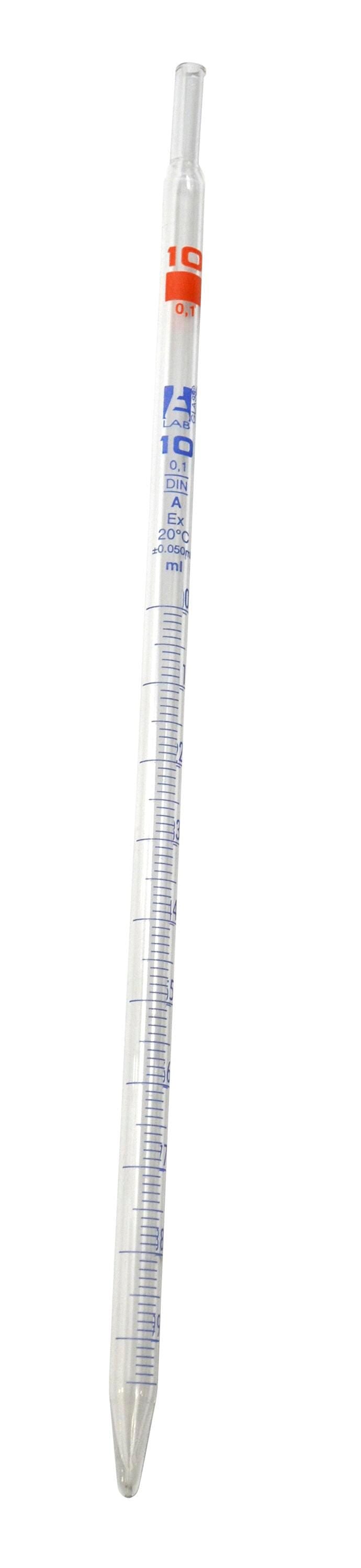 PIPETTE SEROLOGICAL GLASS CLASS A 10ML
