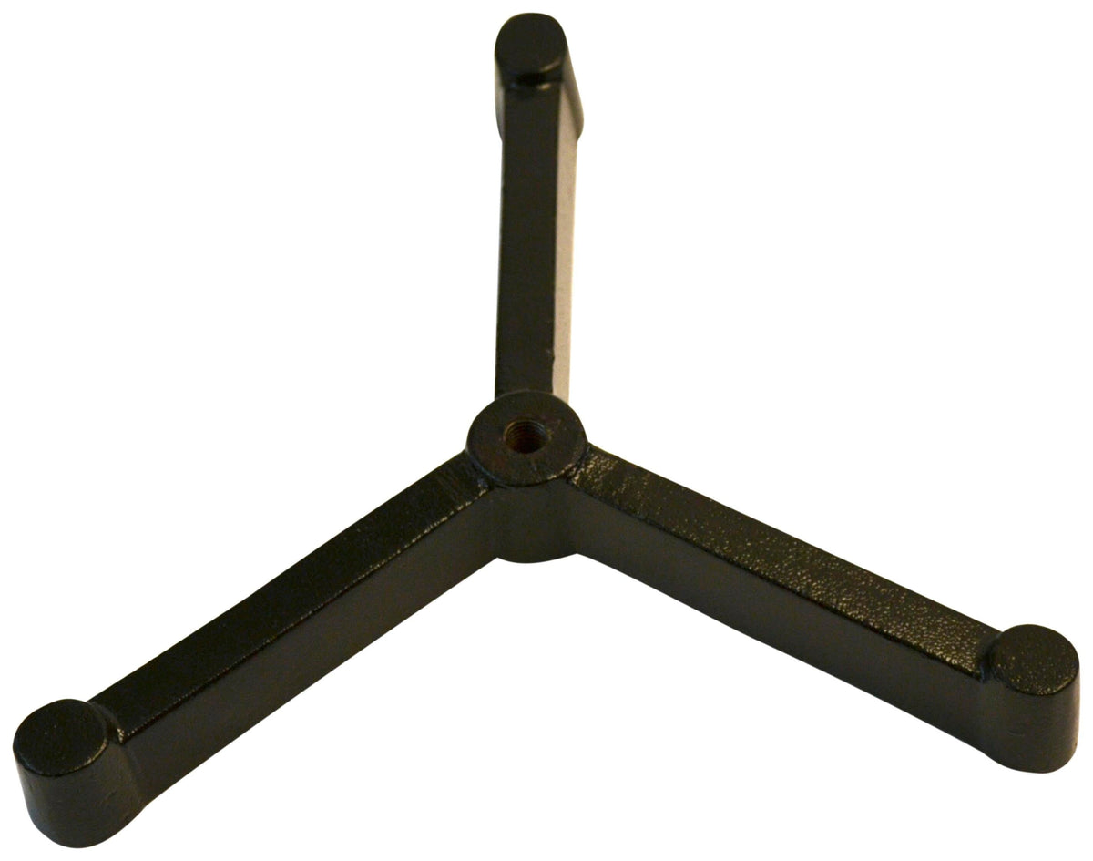 BASE CAST IRON TRIANGULAR 130MM RADIUS