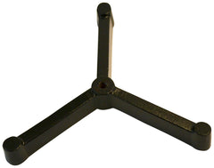 BASE CAST IRON TRIANGULAR 130MM RADIUS