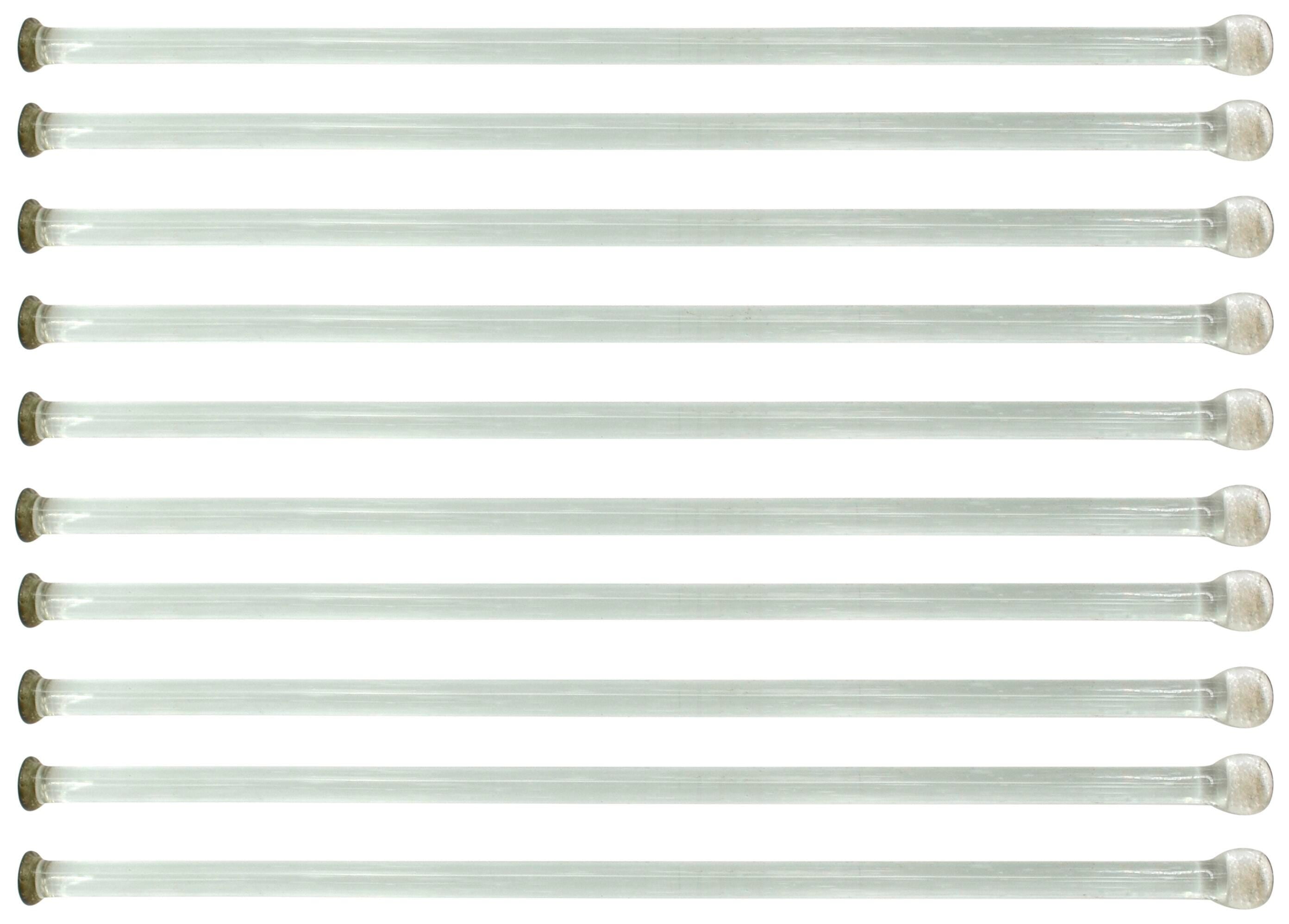 RODS GLASS STIRRING 20CM LENGTH 10 PACK