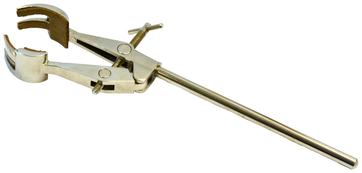 CLAMP RETORT FOUR PRONG CHROME PLATED