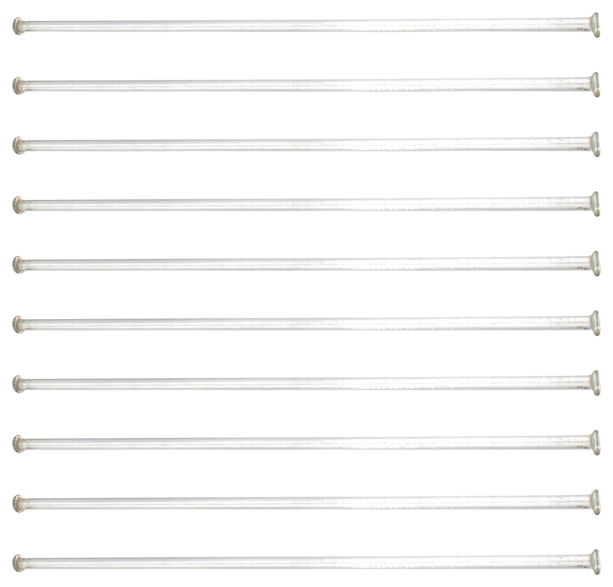 RODS GLASS STIR BUTTON ENDS 30CM 10 PK