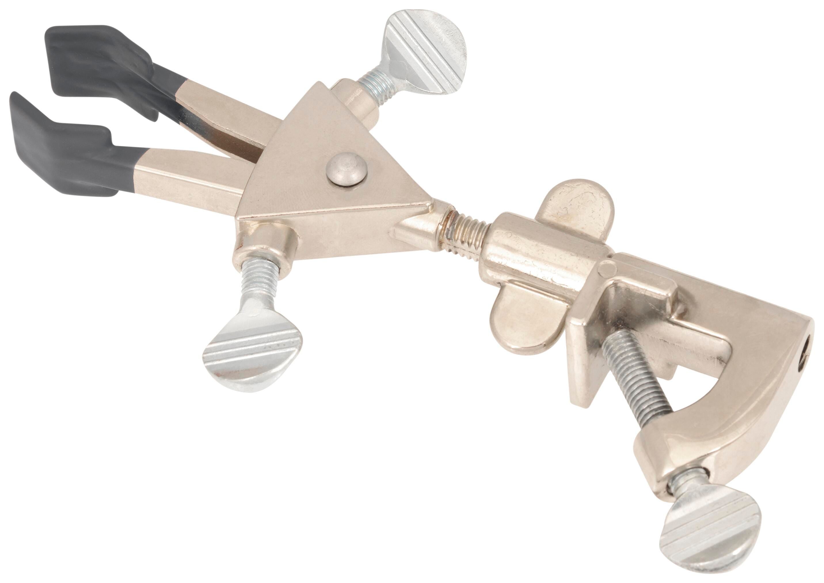 CLAMP TWO PRONG PVC COATED W/ BOSSHEAD