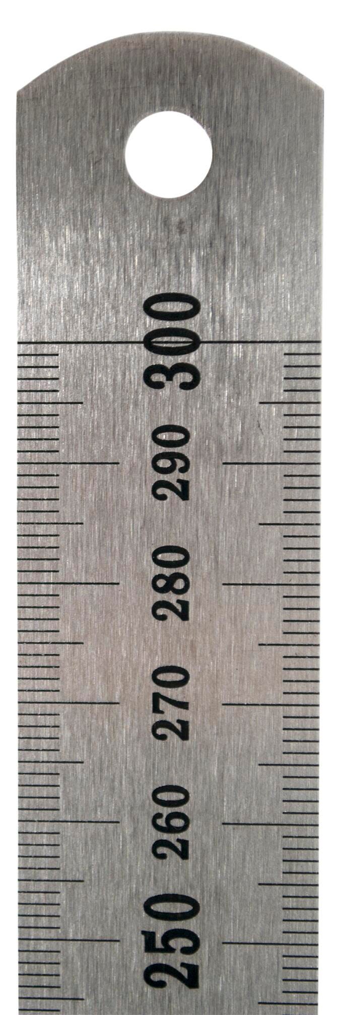 RULER STAINLESS STEEL 30CM
