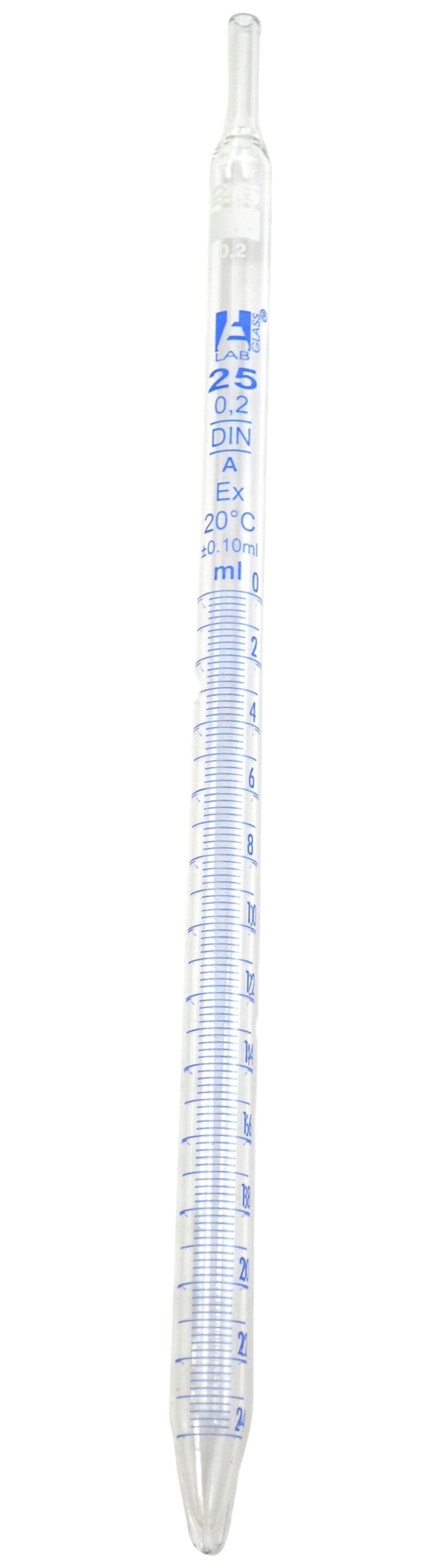 PIPETTE SEROLOGICAL GLASS CLASS A 25ML