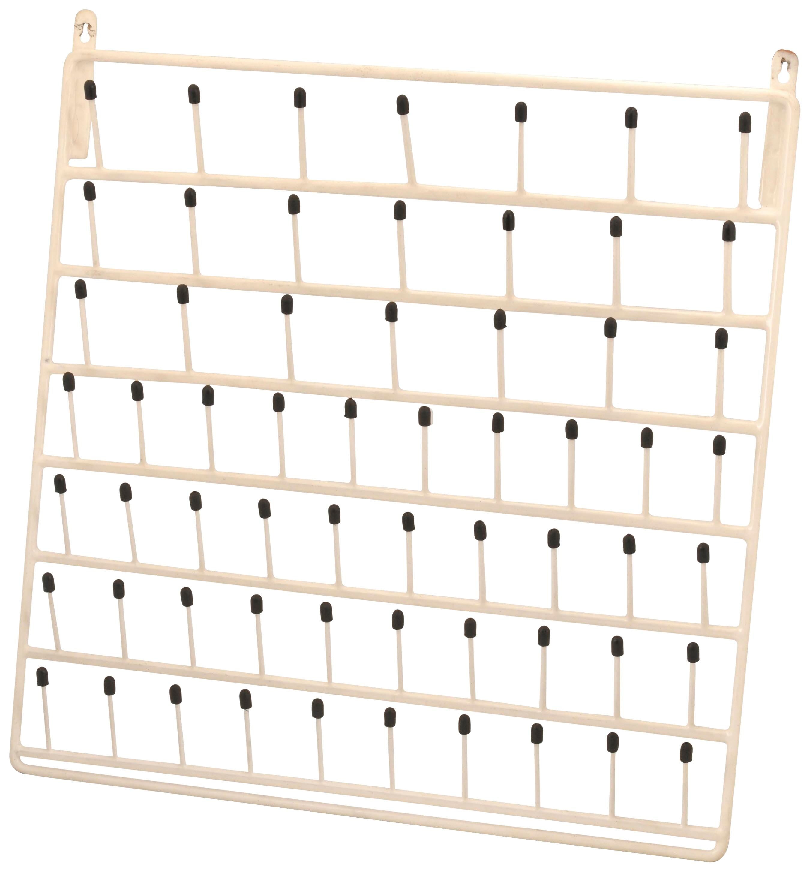 RACK DRAIN VINYL COATED STEEL 60 PEGS