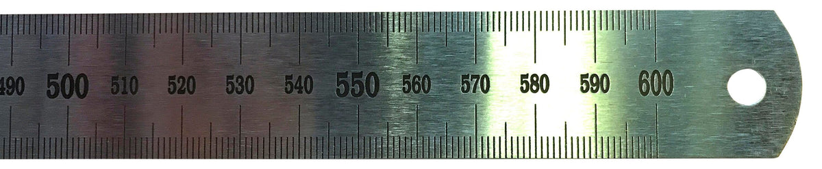 RULER STAINLESS STEEL 60CM
