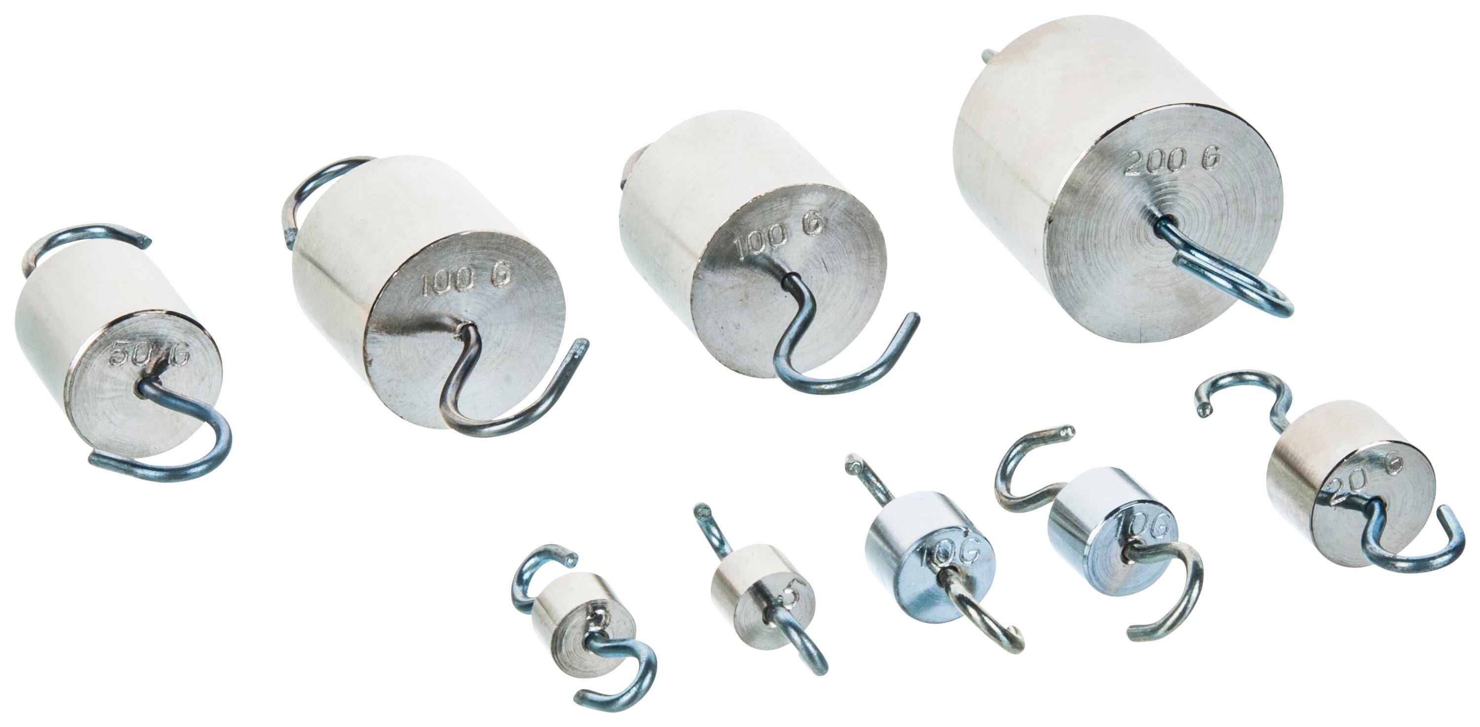 SET HOOKED WEIGHTS STEEL 500G CAPACITY
