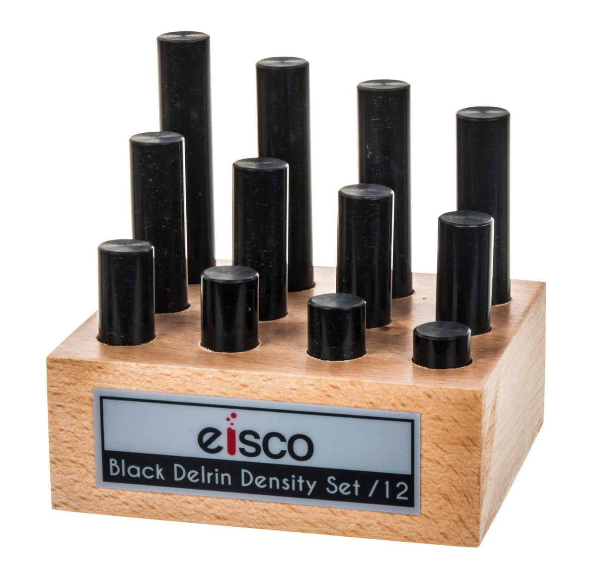 SET BLACK DELRIN 12 PIECES