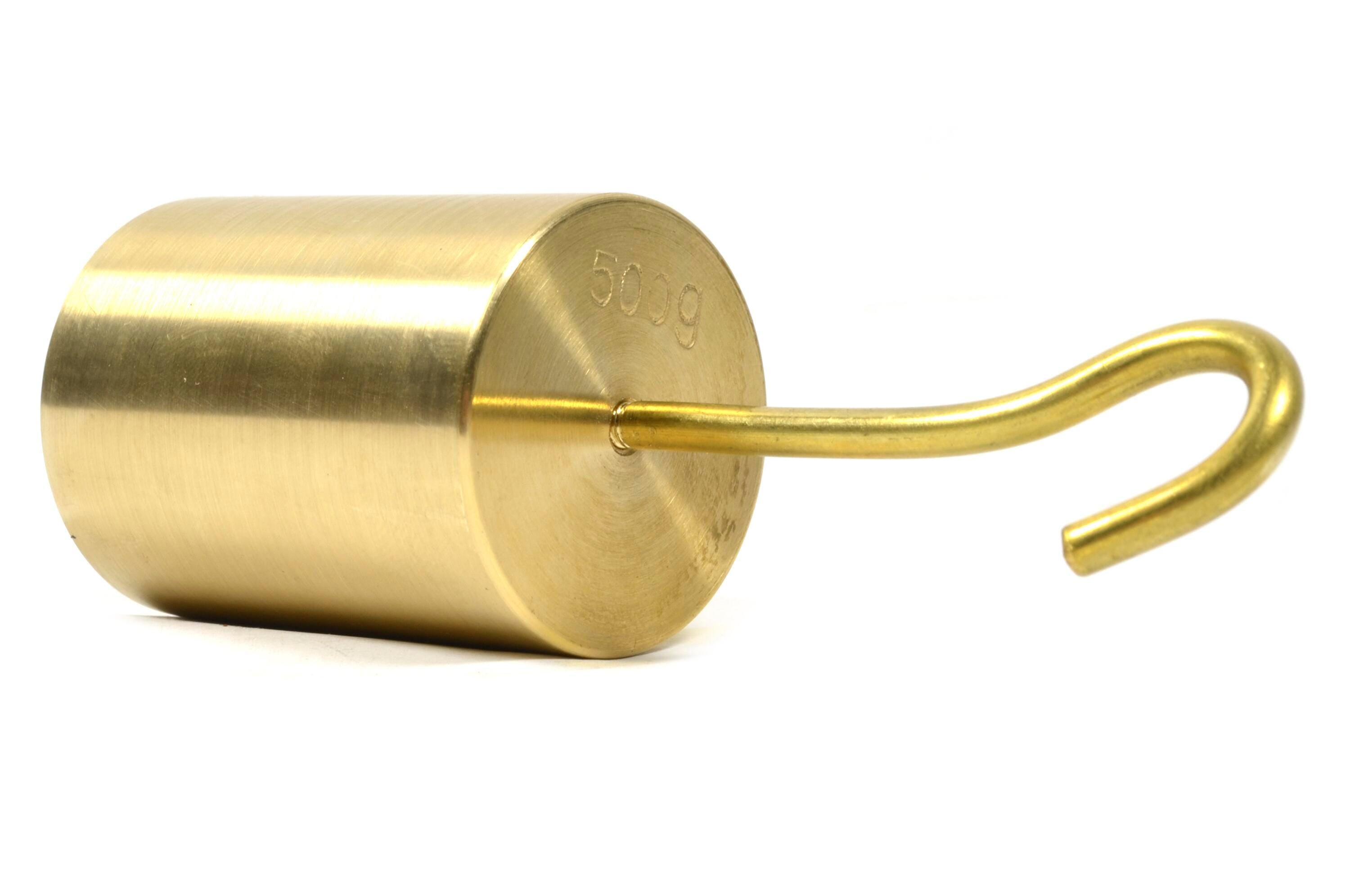 WEIGHT INDIVIDUAL HOOKED BRASS 500G