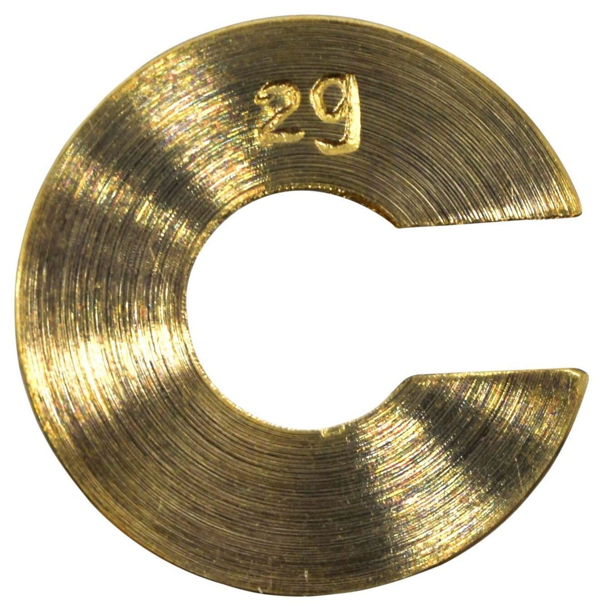 WEIGHT SLOTTED BRASS 2G