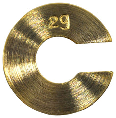 WEIGHT SLOTTED BRASS 2G