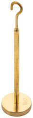 HANGER MASS WITH TOP HOOK BRASS 100G