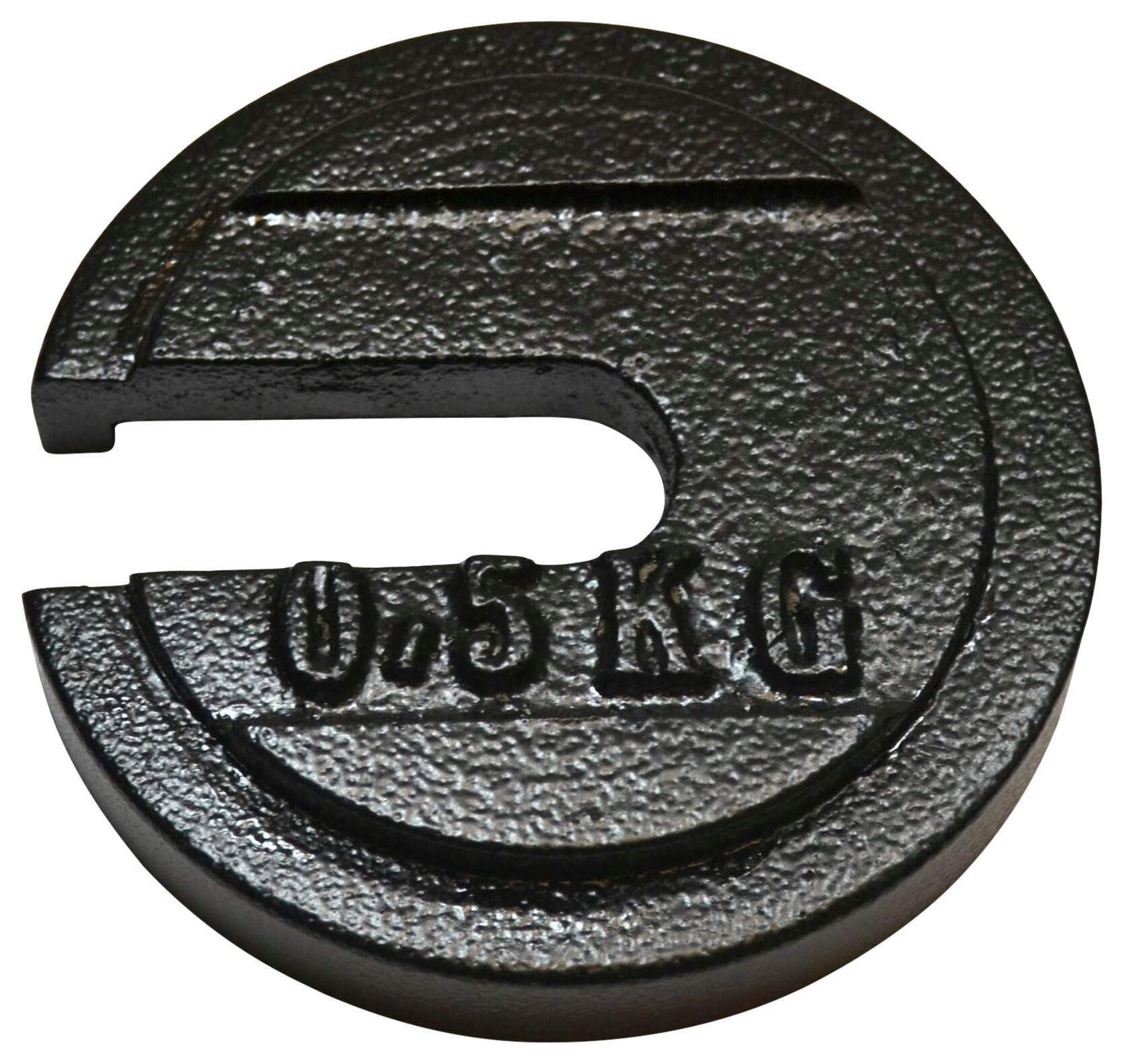 WEIGHT CAST IRON SLOTTED 0.5KG