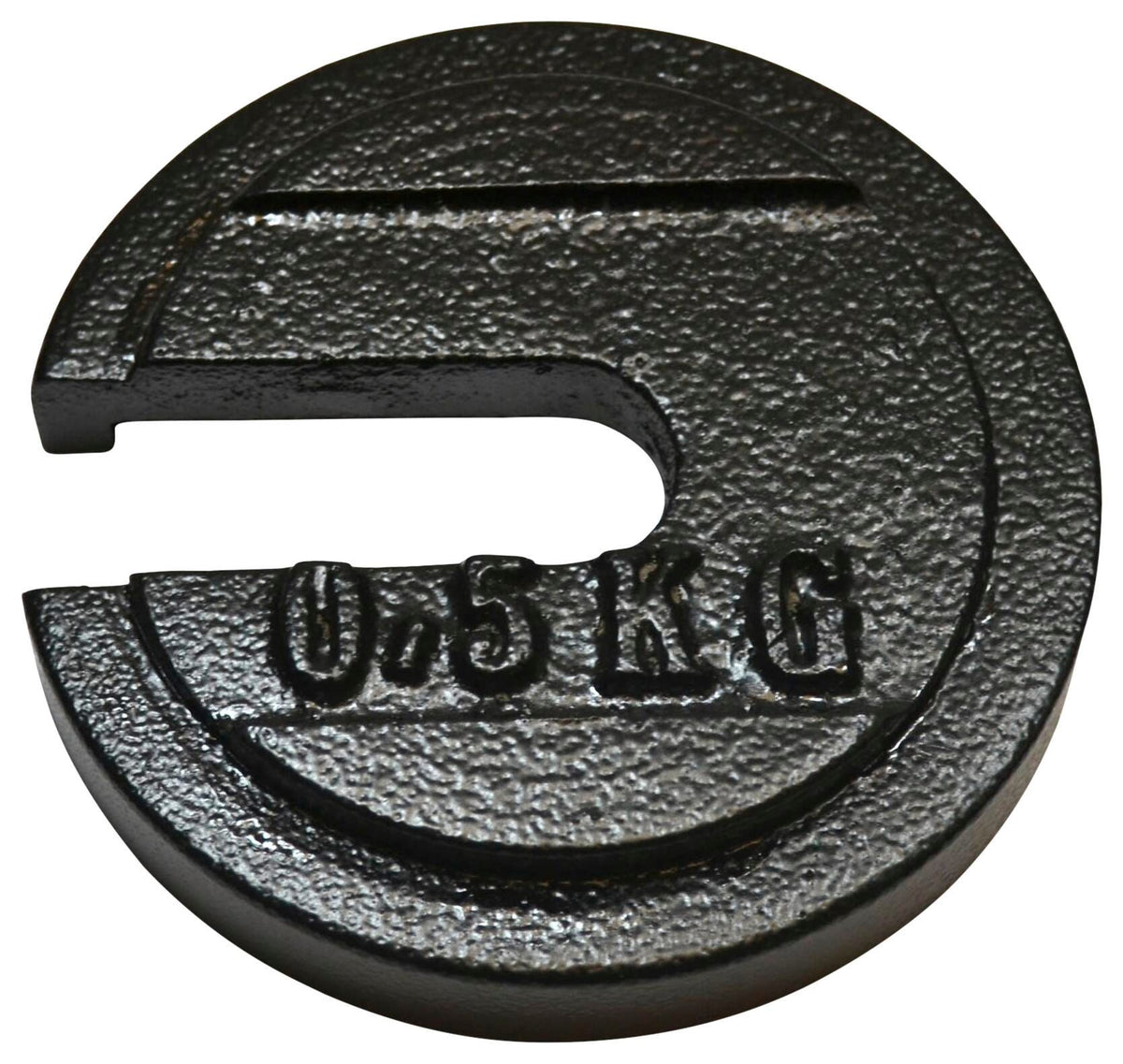 WEIGHT CAST IRON SLOTTED 0.5KG