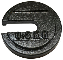 WEIGHT CAST IRON SLOTTED 0.5KG
