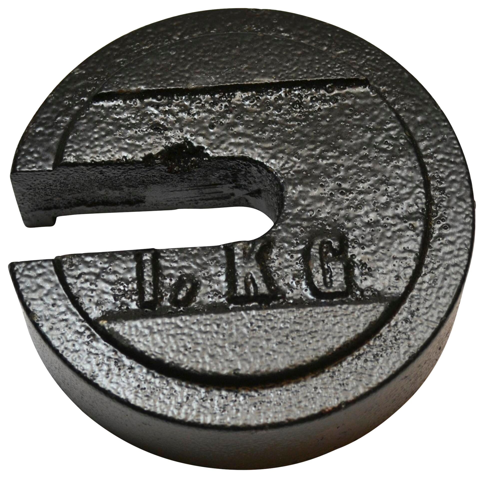 WEIGHT CAST IRON SLOTTED 1KG