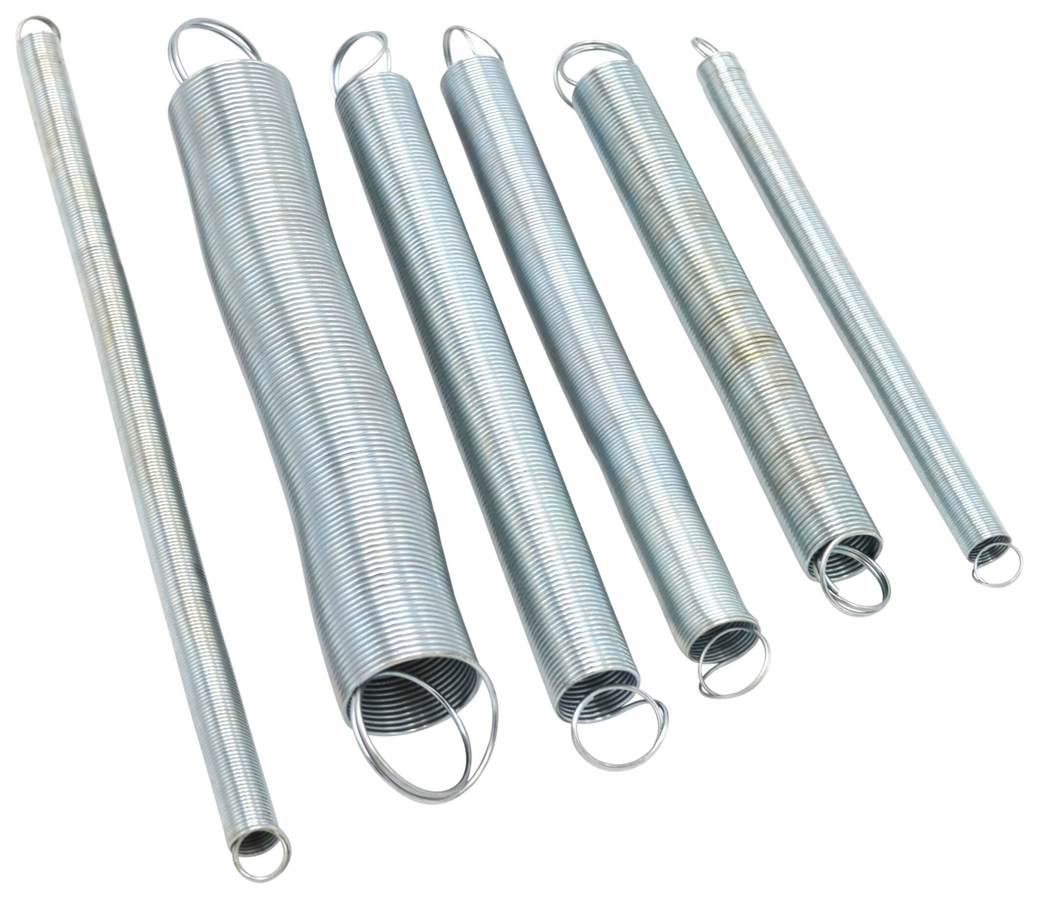 SET OF 6 STEEL SPRINGS
