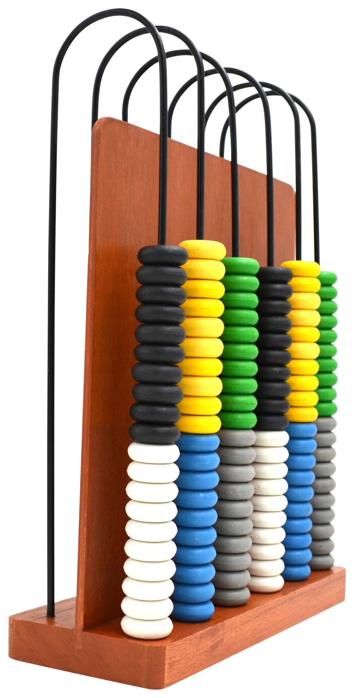 ABACUS WOODEN FRAME 6 STEEL WIRES