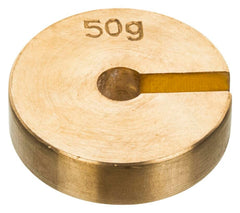 WEIGHT SLOTTED BRASS 50G
