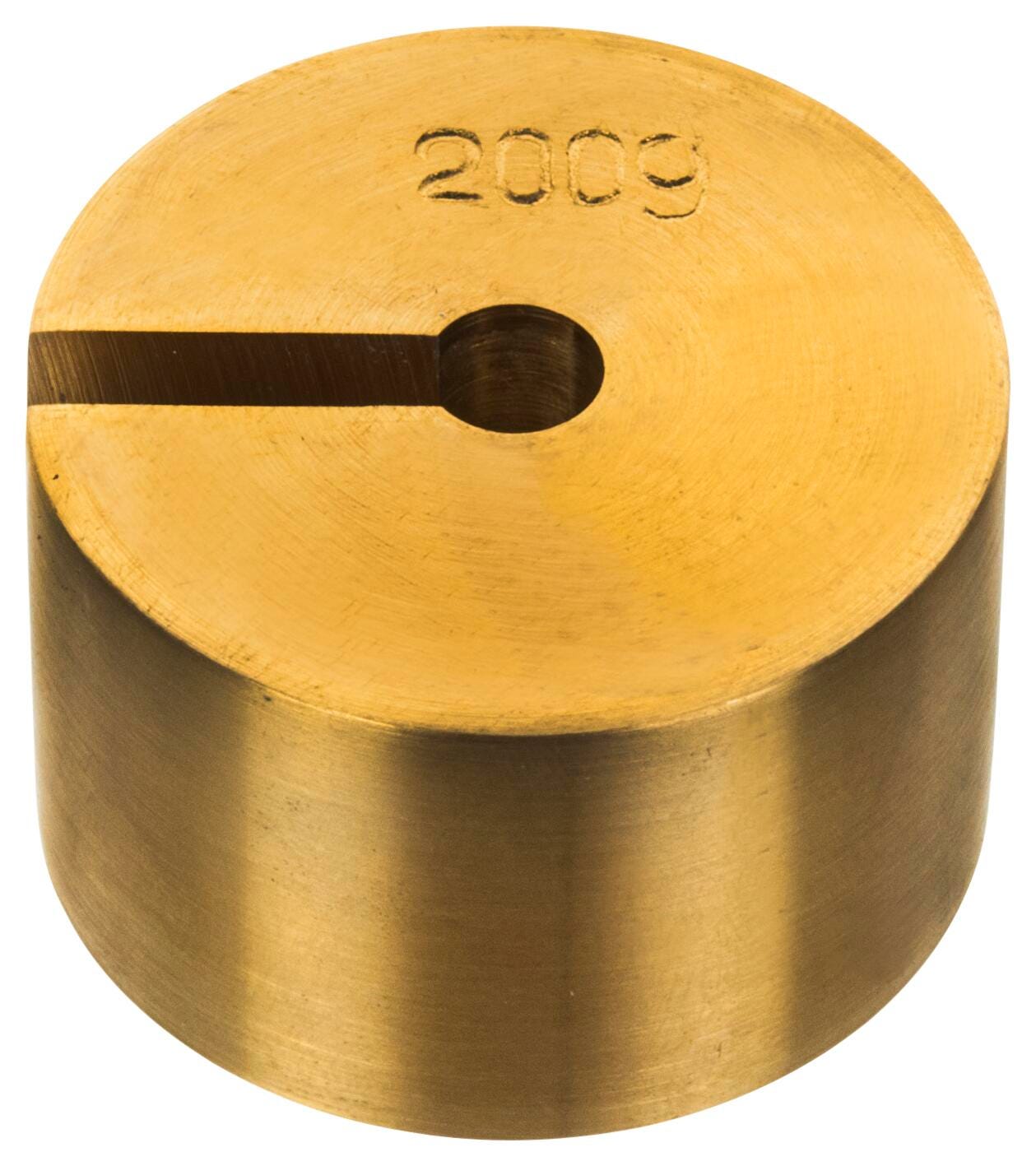 WEIGHT SLOTTED BRASS 200G