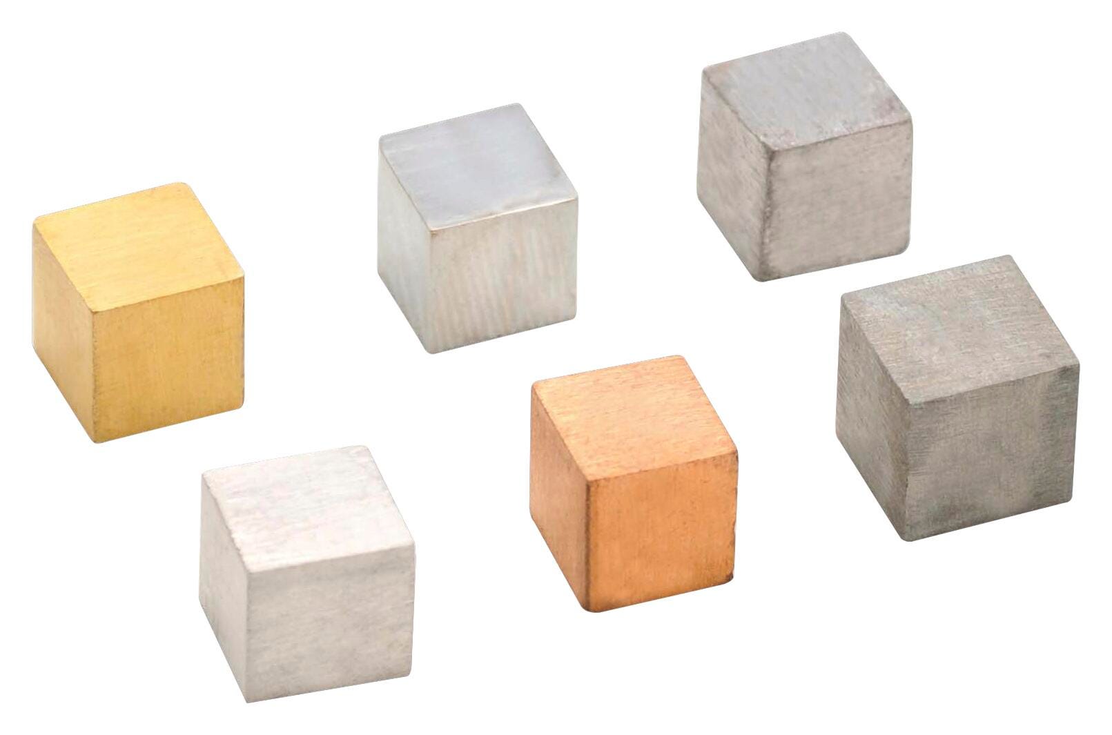 SET DENSITY CUBES 6 METALS