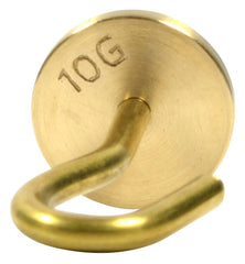 WEIGHT INDIVIDUAL HOOKED BRASS 10G