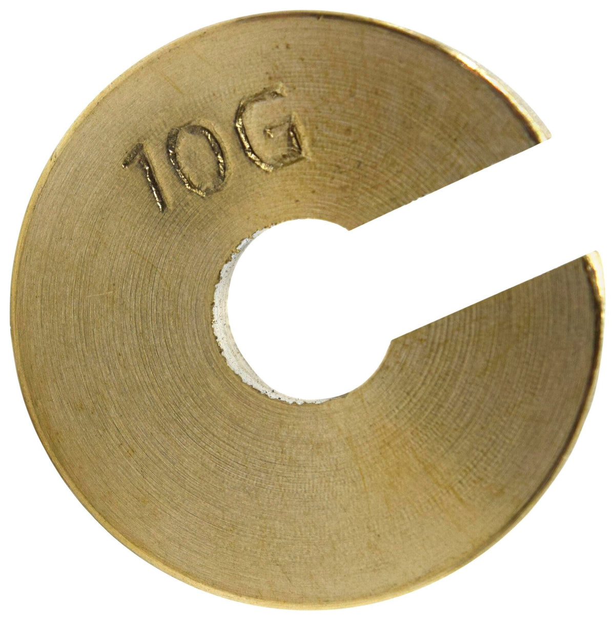 WEIGHT SLOTTED BRASS 10G