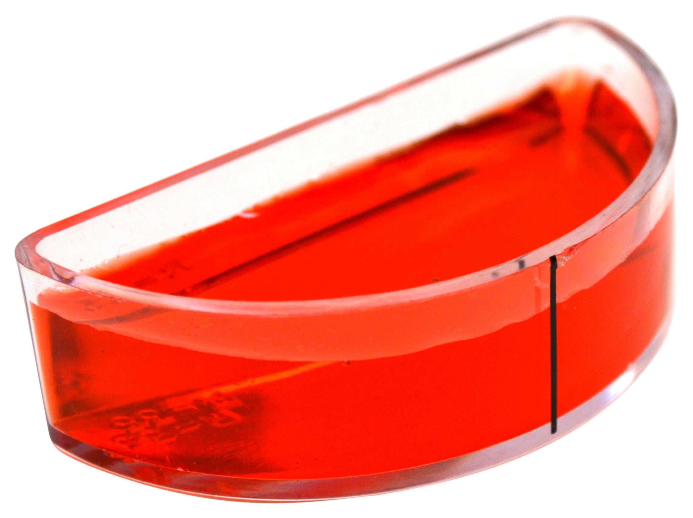 DISH HOLLOW ACRYLIC SEMI CIRCLE