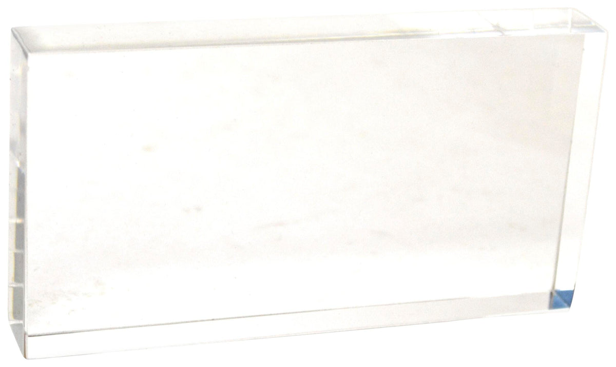 BLOCK ACRYLIC RECTANGULAR 125MM
