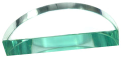 BLOCK GLASS SEMICIRCULAR 100 X 18MM
