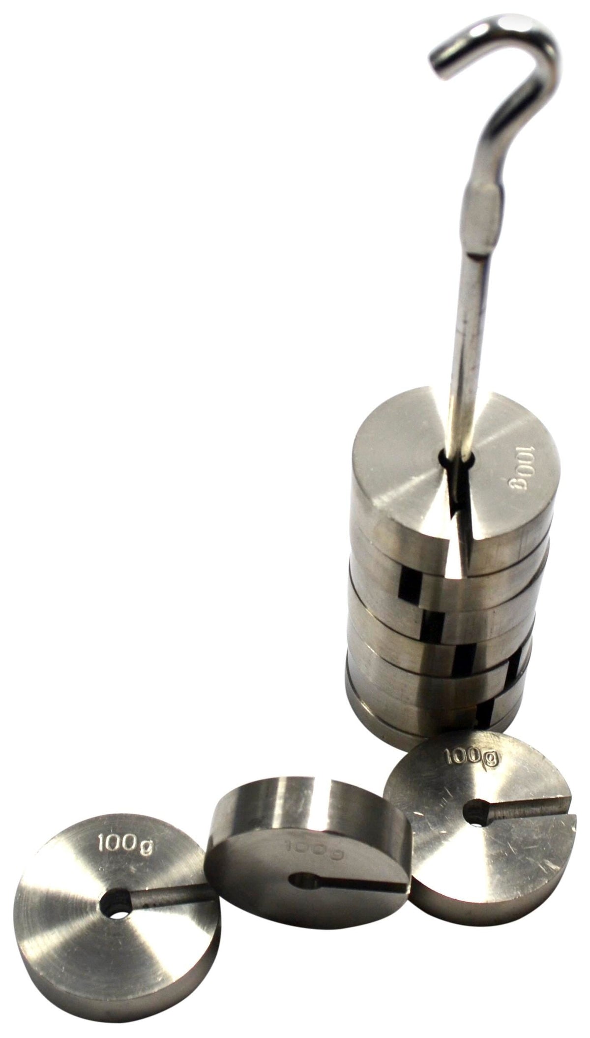 SET SS MASS AND HANGER 1000G CAPACITY