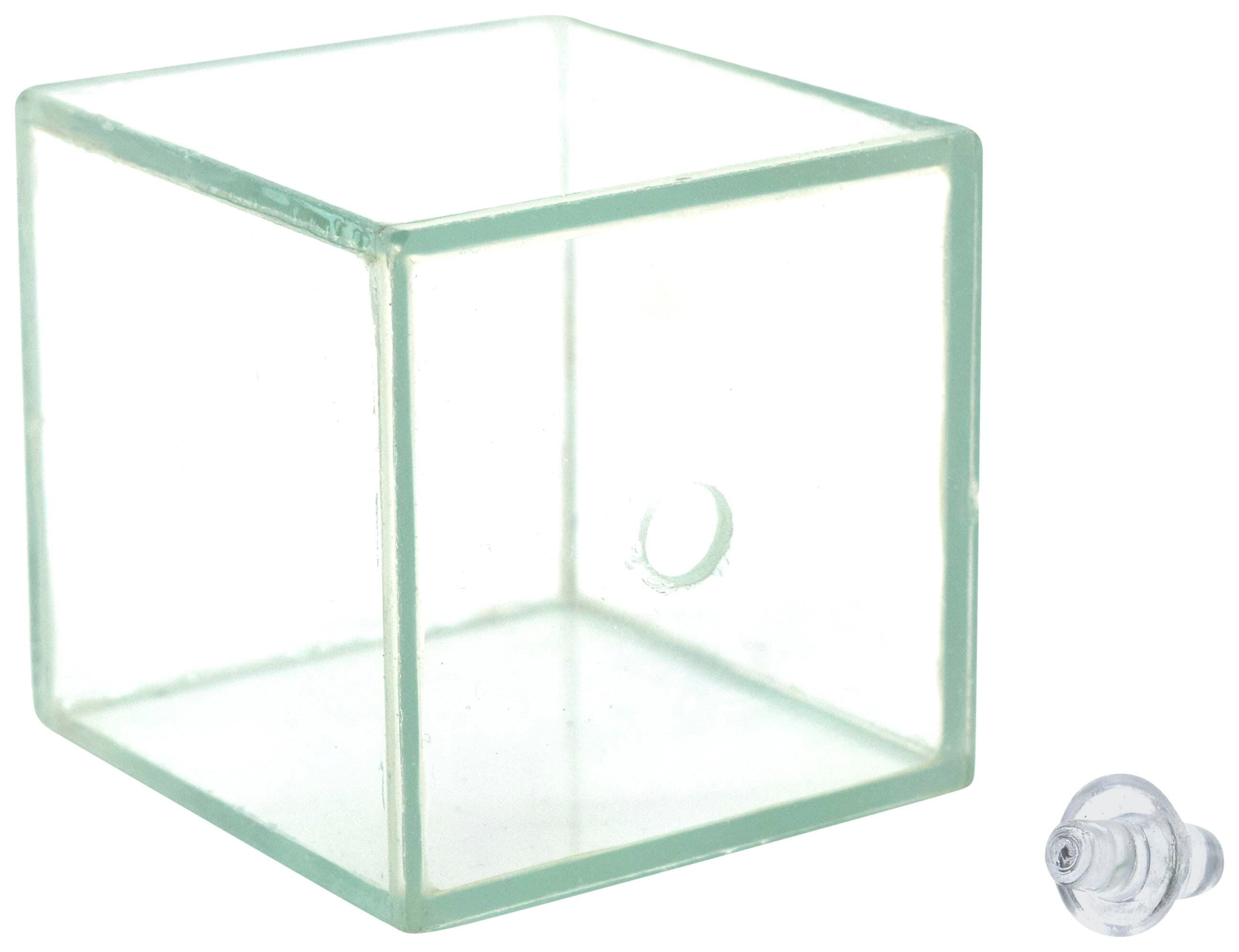 CUBE HOLLOW GLASS WITH PLUG