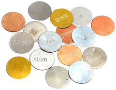 SET METAL DISCS 16 PIECES
