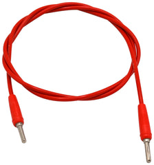 LEADS W/ 4MM PLUGS 1000MM RED