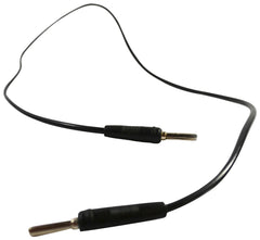 LEADS W/ 4MM PLUGS 750MM BLACK