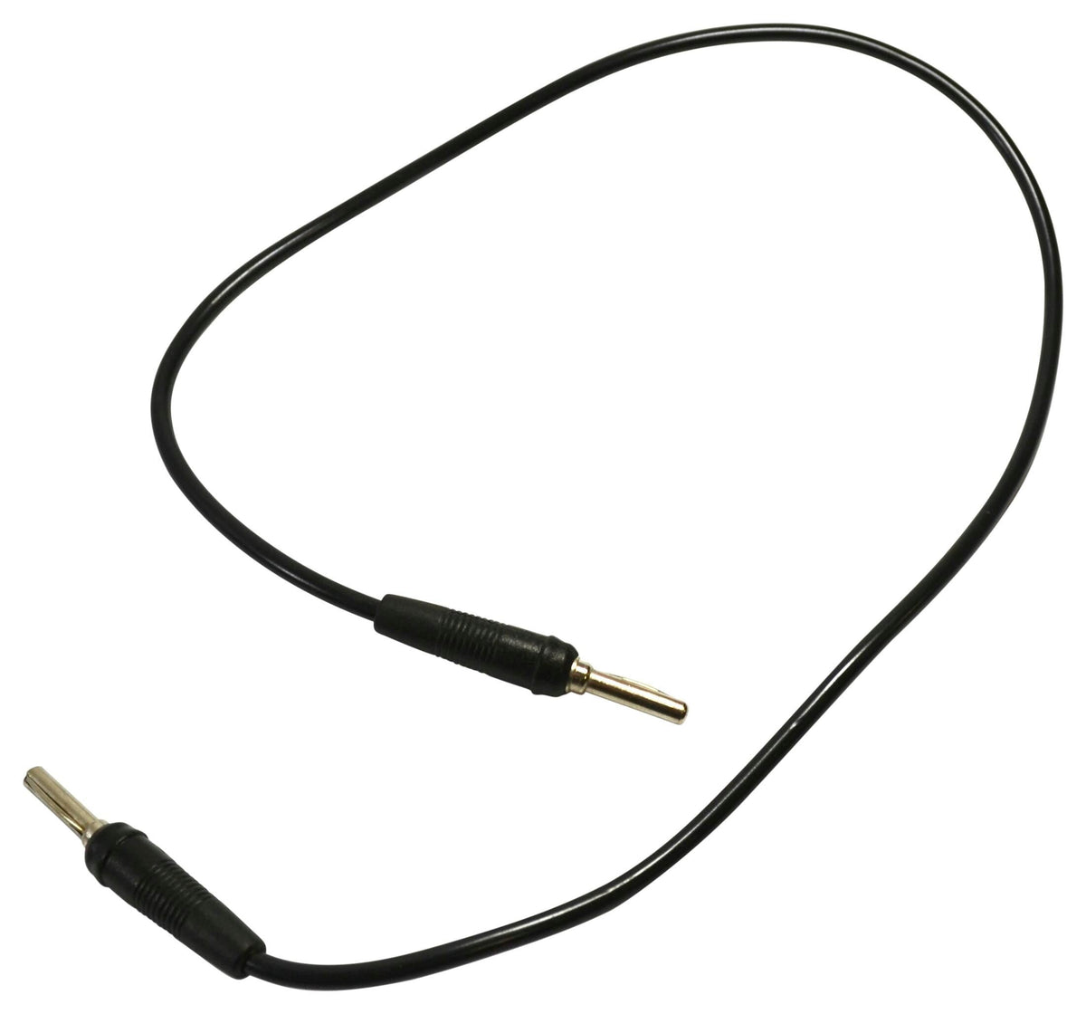 LEADS W/ 4MM PLUGS 500MM BLACK