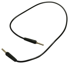 LEADS W/ 4MM PLUGS 500MM BLACK