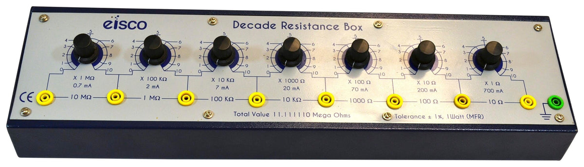 BOX 7 DECADE RESISTANCE