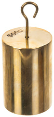 WEIGHT DOUBLE HOOKED BRASS 500G