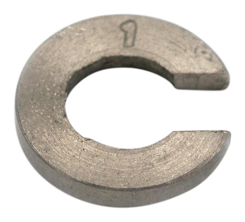 MASS SLOTTED SPARE STAINLESS STEEL 1G