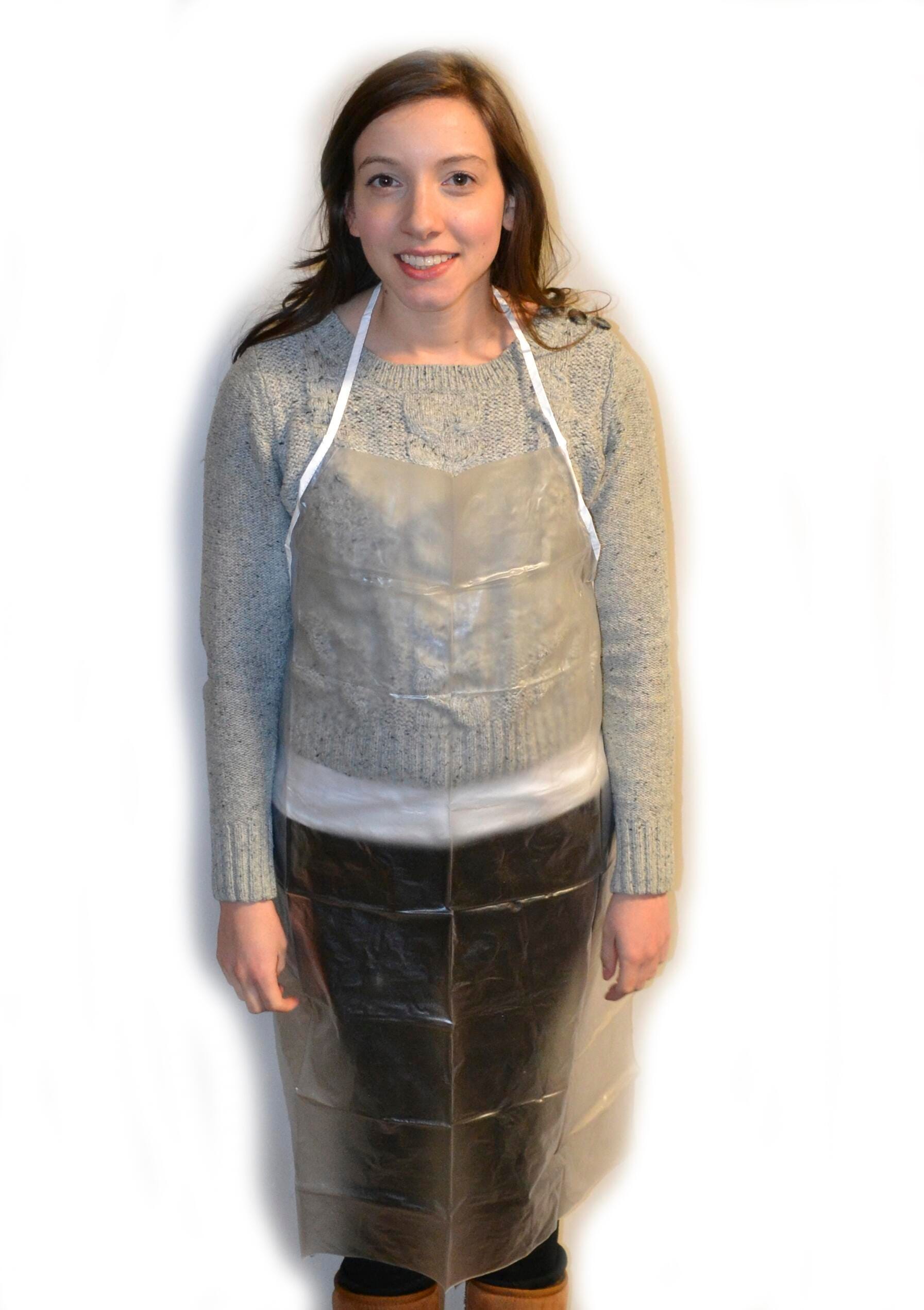 APRON CLEAR VINYL BIB MEDIUM