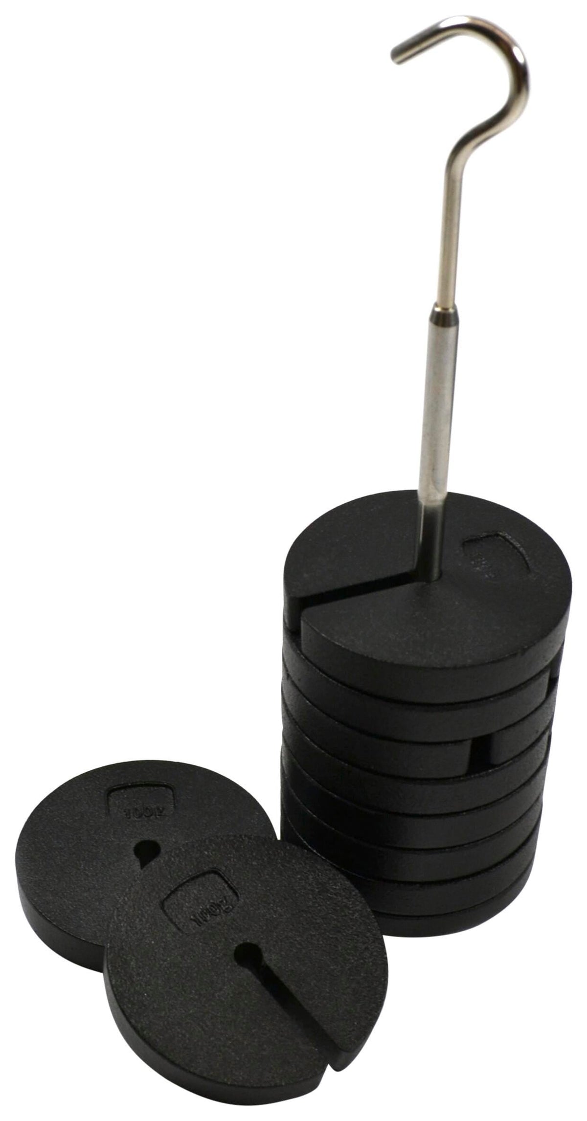 SET SLOTTED MASSES ZINC 1KG CAPACITY