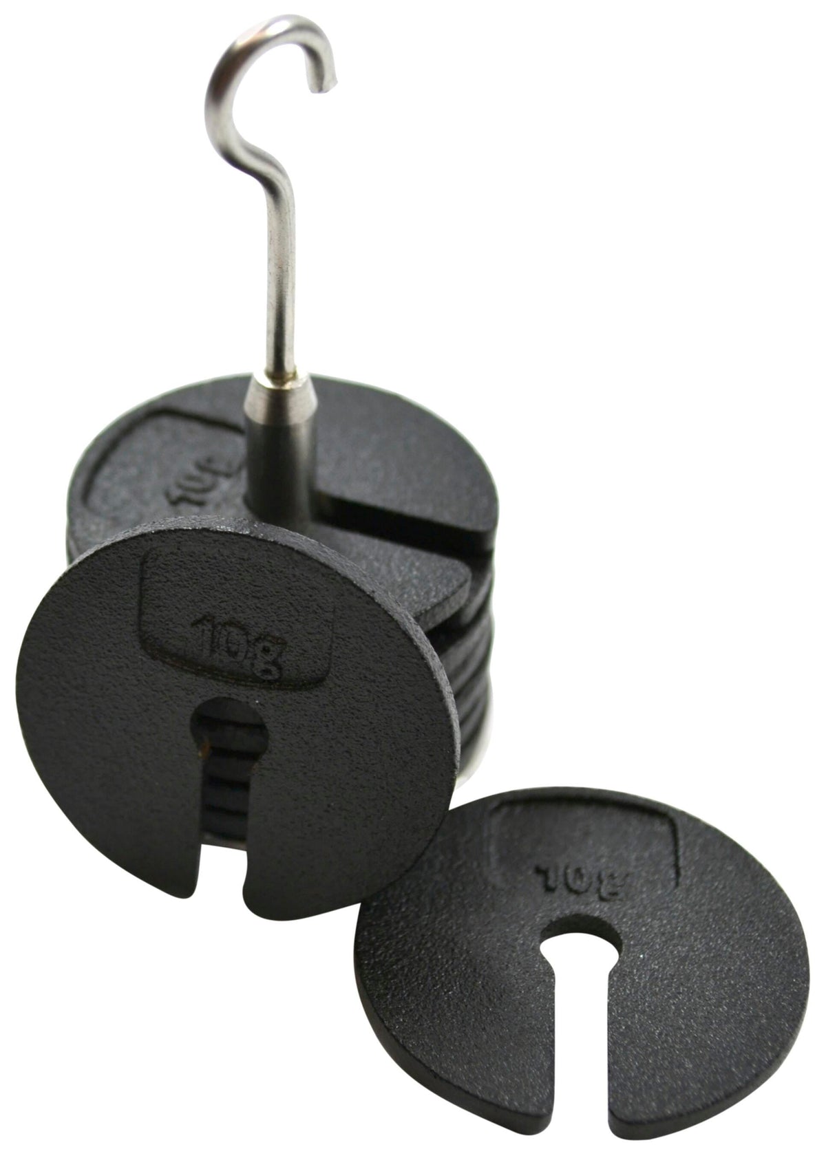 SET SLOTTED MASSES ZINC 100G CAPACITY