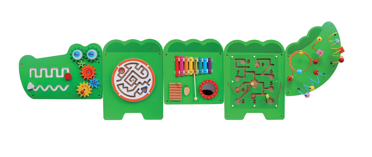 CROCODILE ACTIVITY WALL PANELS SET OF 5
